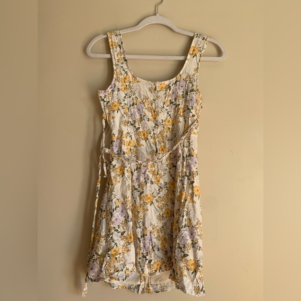 American Eagle Outfitters Floral Trim Dress Spring Summer Outfit Women XXS - Picture 4 of 4
